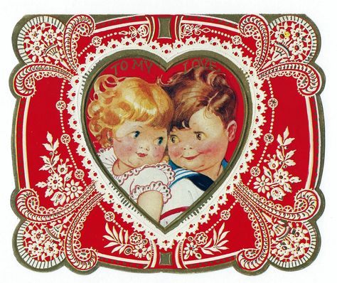 https://flic.kr/p/vqjCBy | Vintage Valentine - To My Love, Made In USA Girl Valentines, Valentine Picture, Zero Wallpaper, Wallpaper Retro, Valentine Images, Valentine Background, Valentine Postcards, Vintage Boy, Valentine Stickers