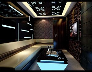 Jasa Pembuatan Ruang Karaoke & Design interior Ruang kedap Suara : Jasa Pembuatan Ruang Karaoke / Karaoke Room 087812... Karaoke Room Design, Bar Room Design, Home Theater Room Design, Theater Room Design, Karaoke Room, Media Room Design, Modern Home Bar, Home Cinema Room, Nightclub Design