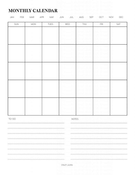 Looking for a clean and simple way to get organized for the upcoming month? Check out this simple monthly overview calendar printable that comes with two versions! Good Notes Monthly Planner, Monthly Study Planner, Monthly Overview Planner, Month Chart, Monthly Planner 2023, Homeschool Student Planner, Monthly To Do List, Month Overview, Study Schedule Template