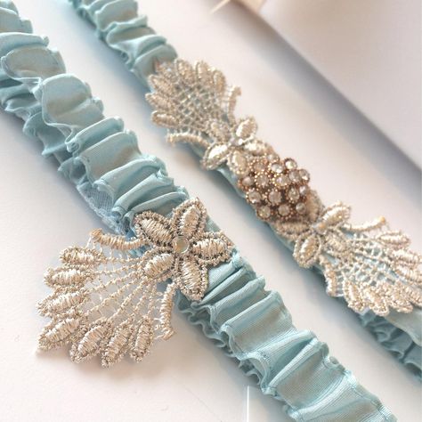 🤩😍💕Happy Sunday!💕😍🤩⠀ ⠀ 💕 Such a pretty shade of duck egg blue!💕⠀ ⠀ 😍This is the Gatsby wedding garter set, with elegant styling and dainty details, I just love this pure silk wedding garter set and it comes beautifully boxed too!😍⠀ ⠀ 😊 Available in porcelain, ivory and duck egg blue. All sizes too, including an XL Plus Size😊⠀ ⠀ https://www.silkgarters.co.uk/new-gatsby-wedding-garter-set-pure-silk-something-blue⠀ Just contact me if you have any questions⠀ Catherine⠀ xx⠀ ⠀ #weddingshow Scottish Wedding Traditions, Personalized Wedding Garter, Wedding Garter Blue, Nottingham Lace, Tone Art, Wedding Dresses Uk, Wedding Garter Set, Gatsby Wedding, Scottish Wedding