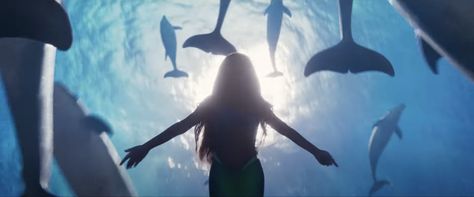 The Little Mermaid 2023, Little Mermaid 2023, Little Mermaid Live Action, Mermaid Movies, Family Films, Real Mermaids, Mermaid Aesthetic, Halle Bailey, Disney Concept Art