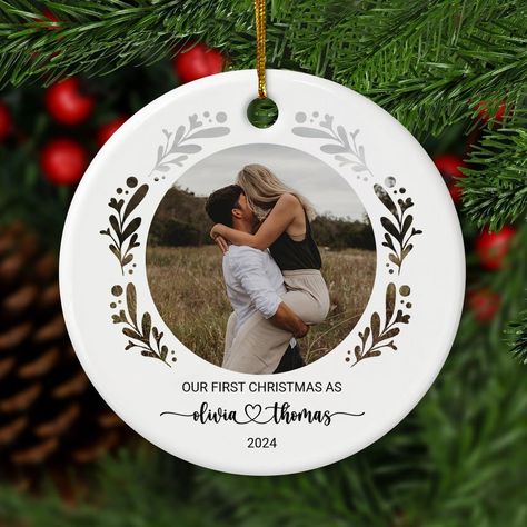 Amazon.com: Personalized Photo First Christmas As Mr & Mrs Ceramic Ornament Custom Photo Picture Ornament Wedding Gift For Newlyweds Bride Groom Husband Wife : Handmade Products Bride Gift From Groom, Wedding Gifts For Newlyweds, Picture Ornaments, Gift For Newlyweds, Xmas 2024, Personalized Ornaments, Handmade Products, Husband Wife, Bride Gifts