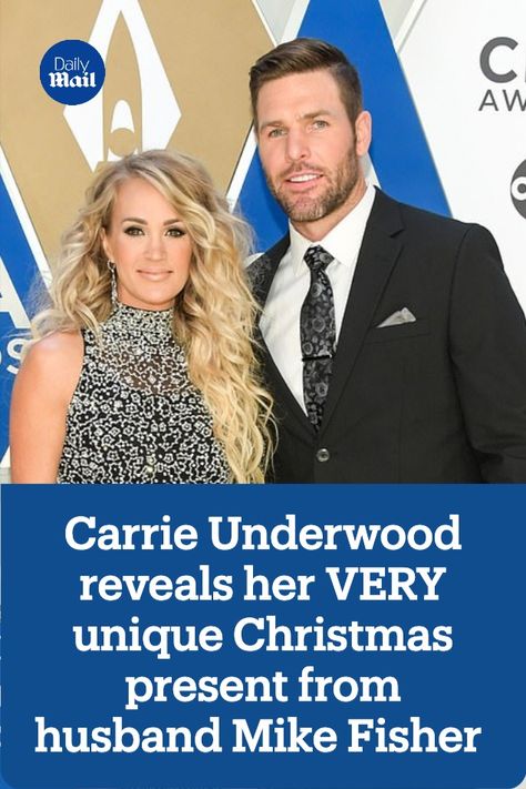 Moooooo! Carrie Underwood revealed that her husband Mike Fisher nailed the gift giving this year when he got her two cow for Christmas this year. Carrie Underwood Husband, Carrie Underwood Mike Fisher, Two Cows, Mike Fisher, Wonderful Time Of The Year, Be Happier, Carrie Underwood, Christmas Present, Unique Christmas