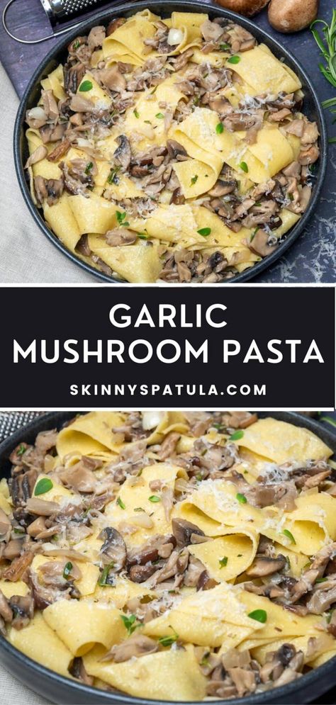 Mushroom Pasta Recipes Healthy, Tomato Basil Chicken Pasta, Garlic Mushroom Pasta, Easy Healthy Pasta, Chicken Basil Pasta, Easy Healthy Pasta Recipes, Chicken Fajita Pasta, Mushroom Recipes Pasta, Dairy Free Pasta