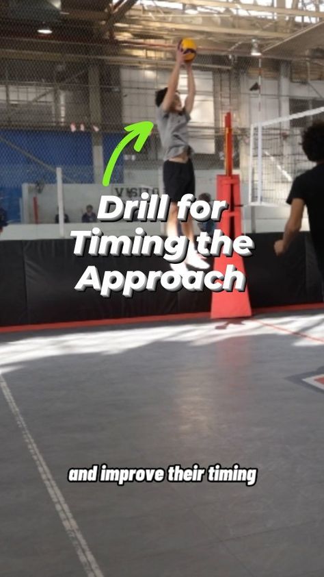 Jade Cameron | Volleyball Performance Trainer on Instagram: “This is a beginner drill but can also help reinforce good habits for more experienced athletes. Sometimes we need to isolate certain parts…” How To Hit In Volleyball, Volleyball Timing Drills, Volleyball Hitting Timing Drills, Volleyball Exercises, Volleyball Coaching, Kids Volleyball, Volleyball Ideas, Volleyball Positions, Youth Volleyball