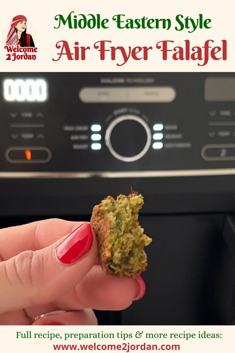 Air fryer falafel Air Fry Falafel, Air Fryer Falafel Recipe, Air Fried Vegetable Recipes, Air Fryer Falafel, Falafel Balls, How To Make Falafel, Fried Dessert, Fried Breakfast, Oil Making