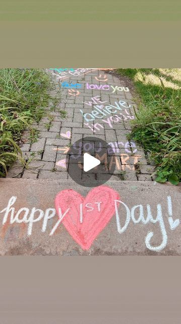 melissa fogelstrom ✨ a Magical Mess® on Instagram: "THREE fun ways to wake your kids up on the first day of school!

#1 Decorate their door with balloons and streamers so when they open their door in the morning the balloons fall in at them! 

#2: Post it notes hidden around the house with affirmations 

#3: Sidewalk chalk affirmations on the walkway that they see as they’re leaving 

•
•
•

#corememory #corememoryunlocked #familytraditions #traditions #backtoschool #backtoschooltraditions #bts #preschool #kindergarten #makeitwithmichaels #theeverymom #Itkfamily
#sharetheeverymom #magicofchildhood #familytradition" Chalk Affirmations, First Day Of School Chalk Art, First Day Of School Sidewalk Chalk Ideas, Back To School Sidewalk Chalk Ideas, Back To School Sidewalk Chalk, Chalk The Walk Ideas Back To School, Back To School Chalk Art, Balloons And Streamers, Pta Fundraising