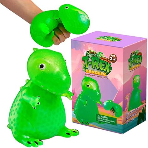 Amazon.com: squishy and stretchy toys for boys Dinosaur Cakes For Boys, Dinosaur Valentine, Animal Squishies, Jumbo Knotless, T Rex Toys, Ear Ache, Therapy Ball, Valentine Boxes, Dino Toys