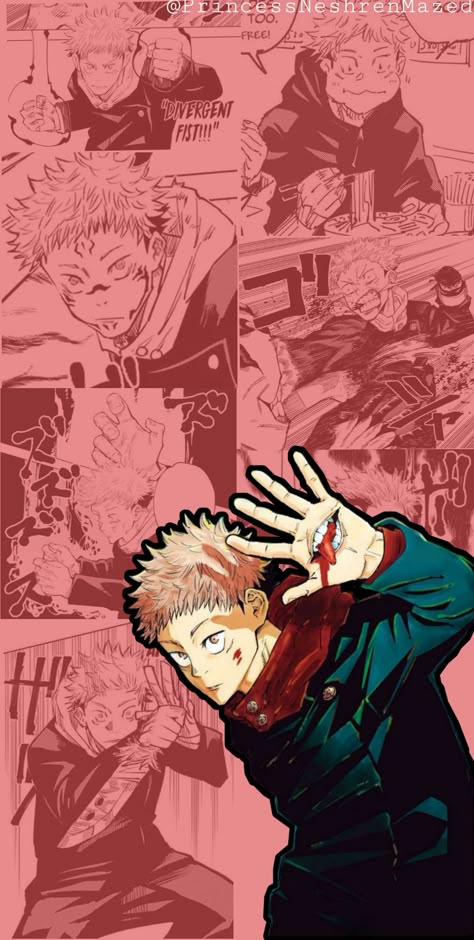 Jujutsu Kaisen (呪術廻戦, lit. "Sorcery Fight"): Yuji Itadori wallpaper Jujutsu Kaisen Yuji Wallpaper, Jujutsu Kaisen Yuji Itadori Wallpaper, Yuji Wallpaper 4k, Yuji Itadori Lockscreen, Jujutsu Kaisen Itadori Wallpaper, Yuji Itadori Manga Wallpaper, Yuji Itadori Wallpaper Aesthetic, Itadori Yuji Wallpaper, Itadori Yuuji Wallpaper