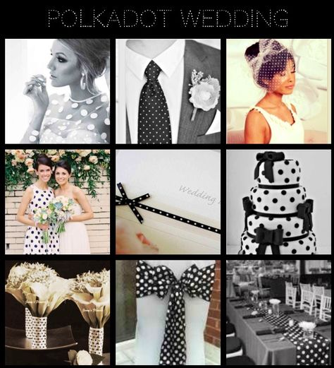 Black & white polkadot wedding Polka Dot Wedding Theme, Wedding Kiss, Wedding Color Inspiration, Polka Dot Wedding, Wedding Color, Wedding Album, Wedding Themes, Wedding Theme, Wedding Bells