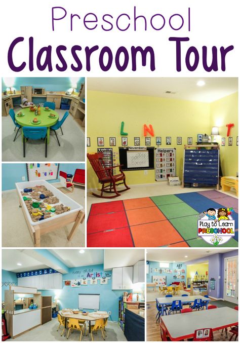 We invite you to come in and take a tour of Play to Learn Preschool! See pictures of the classroom, and read about how we organize our day. via @PlayToLearnPS How To Organize Preschool Classroom, What To Learn In Preschool, 4k Classroom Setup Ideas, Preschool Room Set Up, Preschool Room Ideas, Small Preschool Classroom Layout, Preschool Classroom Set Up, Preschool Classroom Ideas, Science For Children