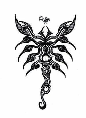 Scorpio Scorpio Tattoos, Scorpio Zodiac Tattoos, Scorpio Art, Maori Tattoos, Scorpio Tattoo, Scorpion Tattoo, Zodiac Tattoos, Geniale Tattoos, Maori Tattoo