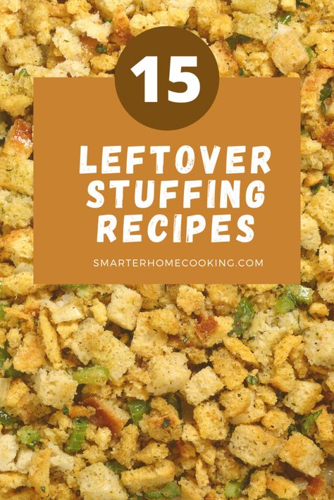 Leftover Stuffing Recipes Breakfast, How To Use Up Leftover Stuffing, Bon Appetit Simple Is Best Stuffing, Stuffing Leftovers, Leftover Stuffing Recipes, Turkey Casserole Recipes Leftover, Baked Stuffed Pork Chops, Thanksgiving Casserole Recipes, Leftover Turkey Casserole