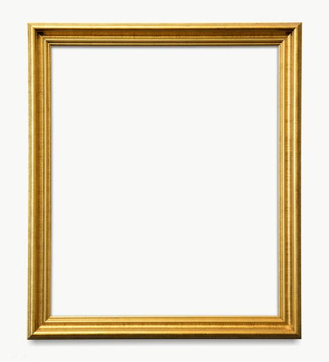 Picture Frame Overlay, Cc Background, Simple Gold Frame, Gold Frame Png, Marco Png, Decorating Mirror Frames, Colouring Art, Friendship Pictures, Transparent Frame