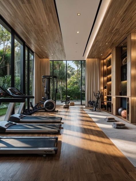 Modern Home Gym, Small Home Gym Ideas, Luxury Home Gym, Dream Home Gym, House Gym, Luxury Gym, Gym Room At Home, Gym Interior, Home Gym Decor