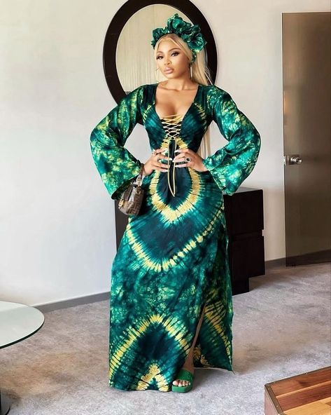 Adire Boubou Styles For Women, Ankara Bubu Gown Styles, Latest Bubu Gown Style, Boubou Styles For Women, Bubu Gown Styles, Trendy Ankara Styles, Long African Dresses, Ankara Gown Styles, African Inspired Clothing