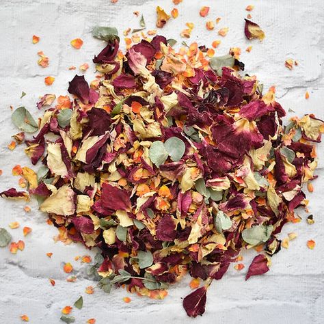 Mixed For You | Adamapple | England Autumn Confetti, Confetti Bars, Leaf Confetti, Biodegradable Confetti, Flower Confetti, Confetti Wedding, Petal Confetti, Eucalyptus Leaf, Coral Rose