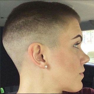 Crew Cut Haircut, Buzz Cut Women, Buzz Cut Hairstyles, Buzzed Hair, Skin Fade, Really Short Hair, Super Short Hair, Very Short Hair, Girl Haircuts