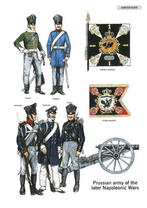 the wars of central europe Prussian Napoleonic Uniforms, Prussian Uniform, Prussian Army, First French Empire, Waterloo 1815, Frederick The Great, German Uniforms, Military Pictures, Military Uniforms