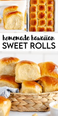 Hawaiian Sweet Rolls Recipe, Homemade Hawaiian Rolls, Sweet Rolls Recipe, Hawaiian Sweet Breads, Sweet Roll Recipe, Hawaiian Sweet Rolls, Homemade Bread Recipes Easy, Homemade Bread Easy, Yeast Rolls