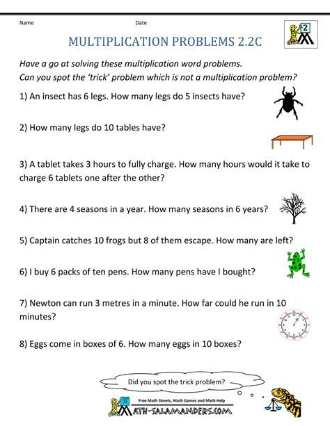 Multiplication Word Problem Worksheets 3rd Grade Maths Kindergarten, Multiplying Fractions Word Problems, Problem Solving Worksheet, Dictionary Skills, Mental Maths, Lucy Calkins, Addition Words, Fraction Word Problems, Multiplication Word Problems