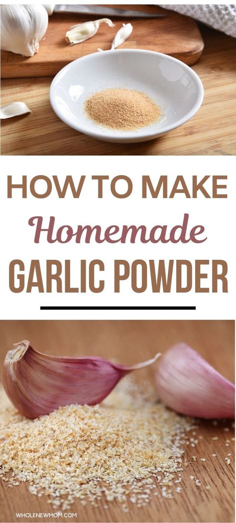 Diy Garlic Powder, Homemade Garlic Powder, Kitchen Magick, Preserving Recipes, Homemade Dry Mixes, Diy Mixes, Dry Mixes, Dehydrated Vegetables, Homemade Pantry