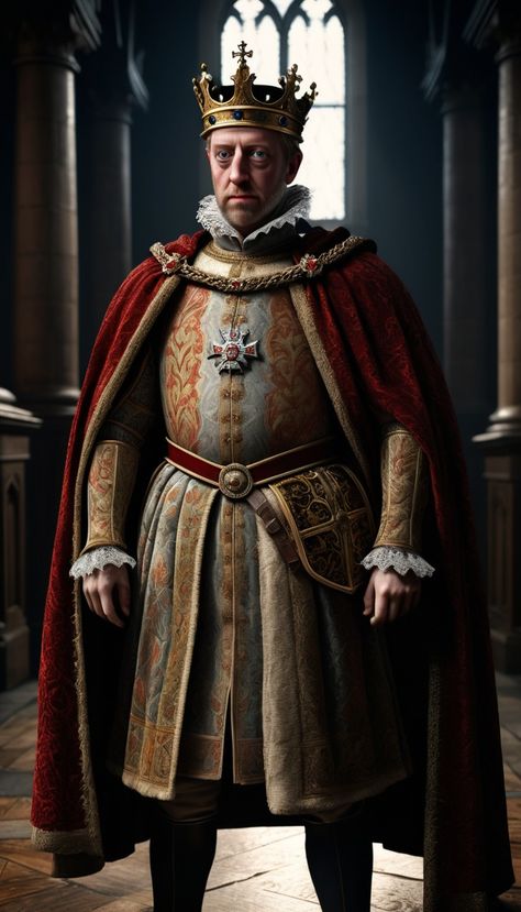 Royal Cape King, Prince Clothes Royal, Emperor Clothes, King Attire, King Outfits, Royal Cape, King Of England, Prince Clothes, King Outfit