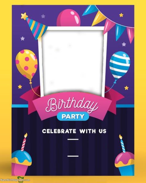 Edit Custom Birthday Invitation Card Birthday Invition Card, Happy Birthday Invitation Card Template, How To Make Birthday Invitation Card, Birthday Invitation Card Background, Bday Invitation Cards, Birthday Invitation Template Free Editable, Birthday Invitation Card Online, Bday Invitation Card, Carpet Display