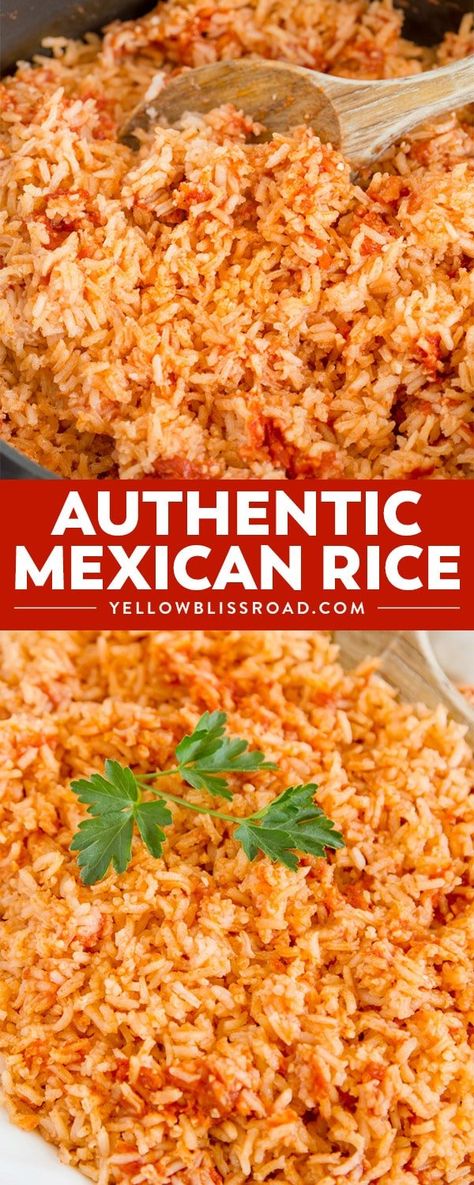 The Best Mexican Rice, Best Mexican Rice, Authentic Mexican Rice, Authentic Mexican Recipes, Mexican Rice Recipes, Pasta Alfredo, Plats Healthy, Rice Recipes For Dinner, Mexican Dinner