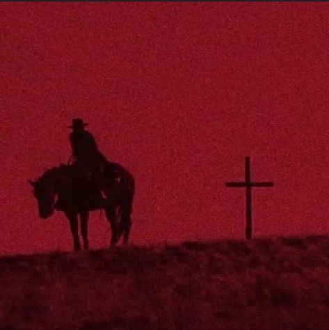 Rockstar Cowboy Aesthetic, Wild West Aesthetic Dark, Country Horror Aesthetic, Spooky Western Aesthetic, Western Alien Aesthetic, Cowboy Pfp Aesthetic, Gothic Western Art, Dark Cowboy Art, Cowboy Dark Aesthetic