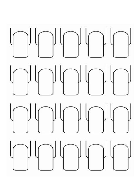 Free Printable Nail Art Template, Printable Nail Art Templates, Printable Nail Art Practice Sheet, Nail Templates, Printable Nail Art, Beginner Nail Designs, Nail Template, Nail Art For Kids, Witch Nails