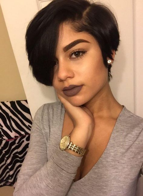 Short haircuts for black women 2021 - #short #hairstyle #black #women #pixie #cuts short hairstyle black women pixie cuts Short Black Hair, Popular Short Hairstyles, Makeup Tip, Pelo Afro, Penteado Cabelo Curto, Afro Punk, Cute Hairstyles For Short Hair, Short Hair Styles Easy, Short Bob Hairstyles