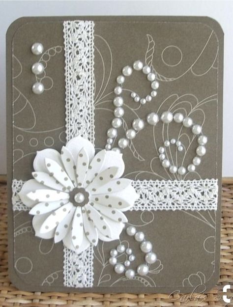 Card Homemade, Wedding Cards Handmade, Hand Of Cards, Pretty Cards, Cards Scrapbooking, Card Layout, Scrapbooking Cards, Floral Cards, Card Making Ideas