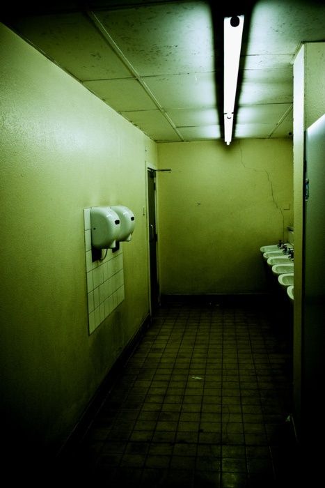 Green Light Bathroom, Saw Bathroom Scene, Bathroom Writing, Gas Station Bathroom, Bathroom Stalls, Locked Room, Todd Hido, Liminal Spaces, Dreamcore Weirdcore