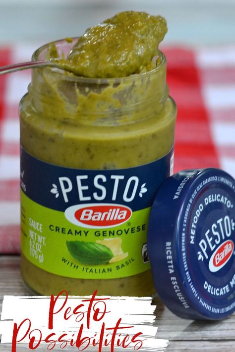 Barilla Pesto Pasta, Barilla Pesto, Barilla Pasta, Cooking Mama, Bagel Chips, Italian Recipes Dessert, Italian Foods, Mama Recipe, Creamy Pesto