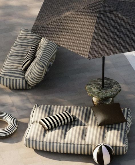 Modern Outdoor Furniture, Trendy Home Decor, Outdoor Furniture Collections, Modern Seating, Pillow Collection, Outdoor Pillow, Outdoor Living Areas, Mid Century Modern Furniture, Furniture Design Modern