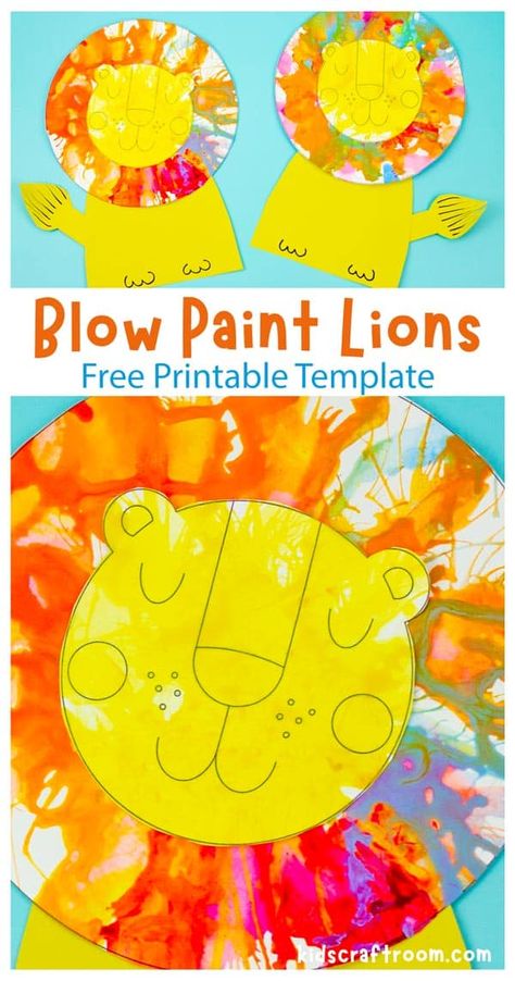 Lion And The Mouse Craft Preschool, The Lion King Crafts, Easy Lion Craft For Preschoolers, The Lion And The Mouse Activities Preschool, Lion Craft For Preschool, Lion Head Template Free Printable, L Is For Lion Craft, Lion Face Template Free Printable, Preschool Lion Craft