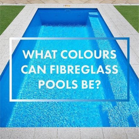 Choosing the right colour for your pool is a big decision, especially considering the look, feel and environment you want to achieve in your backyard space! Fiberglass Pool Colors, Fiberglass Pool Cost, Fibreglass Pool, Pool Makeover, Pool Paving, Pool Resurfacing, Coast House, Pool Prices, Fiberglass Pool