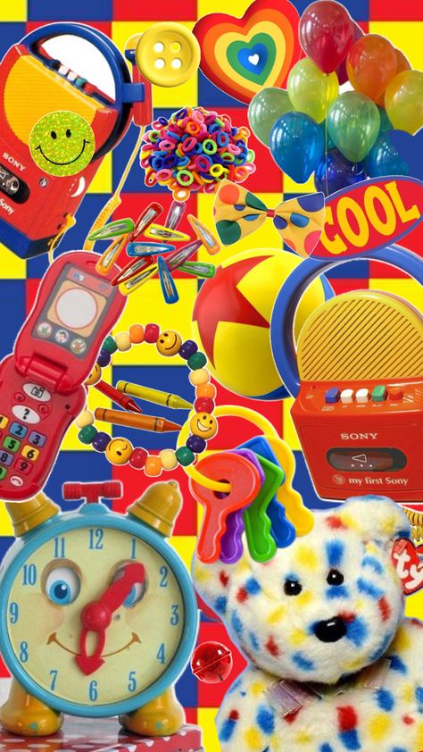 kidcore / primary colours aesthetic Primary Colours Aesthetic, Kidcore Aesthetic Room, Kidcore Background, Kidcore Aesthetic Wallpaper, Clowncore Wallpaper, Colours Aesthetic, Kidcore Wallpaper, Kid Core Aesthetic, Kidcore Art