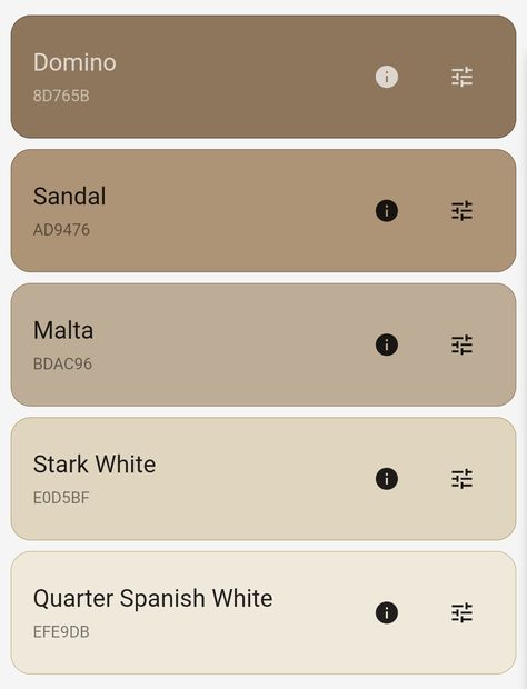 Beige White Palette, Color Pallete With Codes, White Brown Color Palette, Bloxburg Wood Color Codes, Hex Code Palette, Blonde Color Palette, Bloxburg Colour Codes, Tan Color Palette Hex Codes, Brown Hex Code