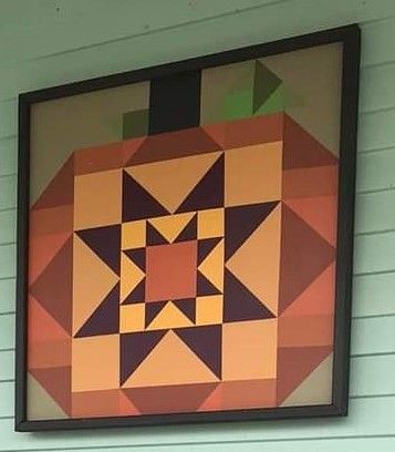 Pumpkin Barn Quilt Pattern, Fall Barn Quilts, Wood Quilt Block, Christmas Barn, Wood Quilt, Fall Quilt Patterns, Fall Quilt, Barn Signs, Painted Barn Quilts