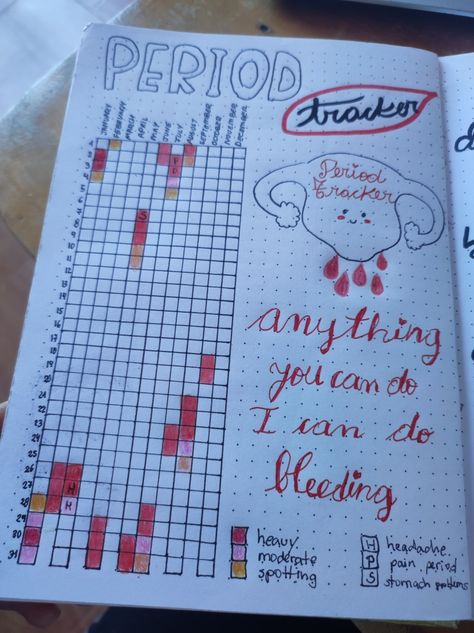 Period Journal Ideas, Bujo Period Tracker, Periods Tracker, Period Tracker Journal, Bullet Journal Overview, Period Journal, Bullet Journal Period Tracker, Period Calendar, Journal 2025