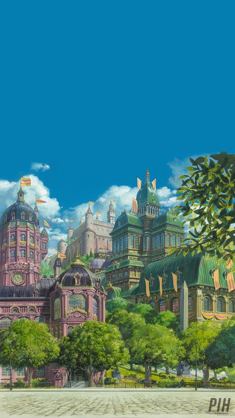 Howl's Moving Castle Aesthetic, Howls Moving Castle Wallpaper, Howls Moving Castle Art, 하울의 움직이는 성, Personajes Studio Ghibli, Studio Ghibli Background, Castle Aesthetic, Ghibli Artwork, Howl's Moving Castle