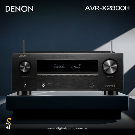 The Denon AVR-X2800H is a versatile 8K AV receiver that offers rich, immersive sound for home theater enthusiasts. With support for advanced formats like Dolby Atmos and DTS, it creates a captivating audio experience. Equipped with multiple HDMI inputs and wireless streaming capabilities, it seamlessly connects to various devices. Its user-friendly interface and calibration tools make setup easy, ensuring optimal performance for any setup. Denon Avr, Dolby Atmos, Home Theater, Theater, Sound, Audio, Tools