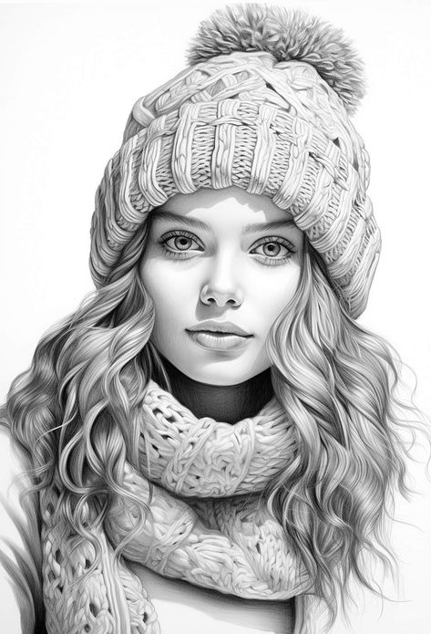 Coloring Pages Winter, Free Wallpaper Backgrounds, Grayscale Coloring Books, Halloween Coloring Book, Free Adult Coloring Pages, Beauty Art Drawings, Cat Coloring Page, Grayscale Coloring, Halloween Coloring Pages