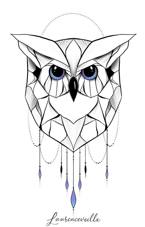 #CoolTattoos #TattooArt #InkMaster #TattooDesigns #InkedUp #TattooLovers #InkInspiration #TattooIdeas #CreativeInk #TattooStyle Geometric Animal Tattoo Design, Purple Tattoo, Geometric Owl Tattoo, Geometric Animal Tattoo, Geometric Art Animal, Purple Tattoos, Geometric Owl, Tier Tattoo, Owl Tattoo Design