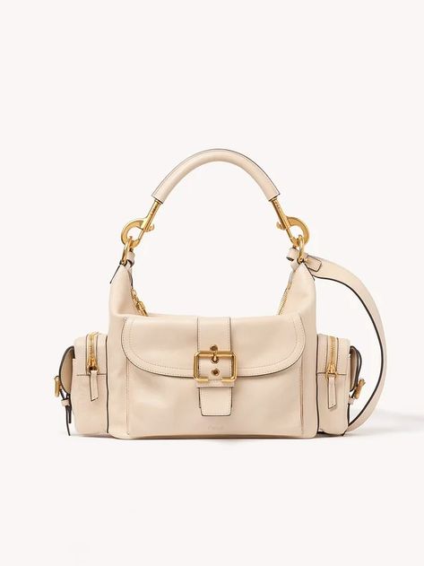 Chloe Women's Camera Bag | Chloé US official site Leather Camera Bag, Bag Collection, Buffalo Leather, Chloe Bag, Bag For Women, Small Leather Goods, Leather Working, Flap Pocket, Camera Bag