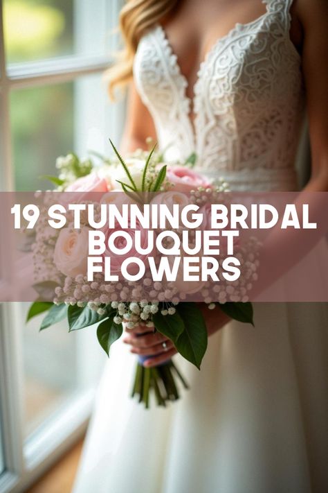 Did you know that your bridal bouquet flowers can set the whole vibe for your big day? Discover stunning floral styles, insider tips on selecting the perfect blooms, and how to make your wedding unforgettable. Dive into expert advice on wedding floral trends, color palettes, and budget-friendly options. Unveil the secret garden of choices that await you and make your walk down the aisle bloom with success! 2025 Bridal Bouquet Trends, How To Make A Bridal Bouquet Tutorials, How To Make Bridal Bouquets Step By Step, How To Make A Bridal Bouquet, Bridal Flower Arrangements, Flowers Guide, Wedding Bouquets Bride, Bridal Bouquet Flowers, Floral Trends