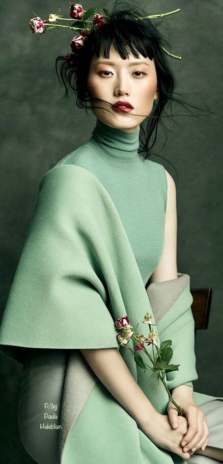 Zhang Jingna, China Vogue, Harper Bazaar, Asia Fashion, Fashion Vogue, Vogue China, Portrait Photography Women, Rainbow Fashion, Vogue Japan