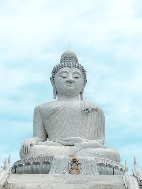 Phuket Thailand Aesthetic, Culture Textiles, Big Buddha Phuket, Buddha Thailand, Thailand Aesthetic, Gap Year Travel, Thailand Vacation, Thailand Phuket, Island Outfit